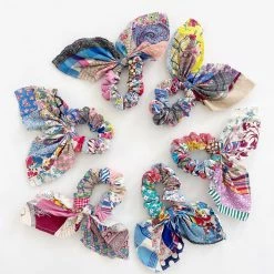 Lady Lancaster Scrunchies Vintage Quilted Scrunchie Aurora